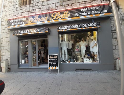 Anna Belle Nice prêt à porter féminin masculin taille 34 au 58 accessoires de mode