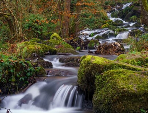 Cascades du pont es retour