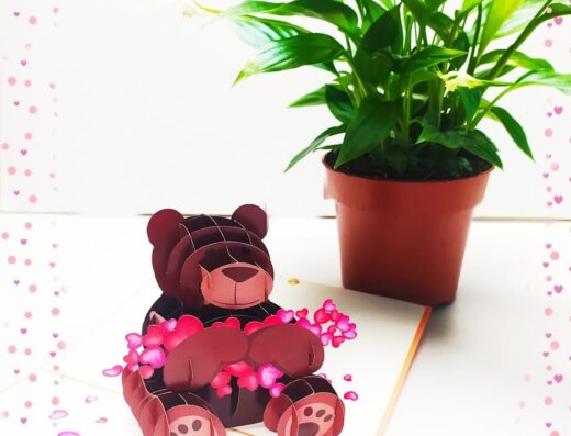 La vie des souvenirs – carte Pop Up 3D