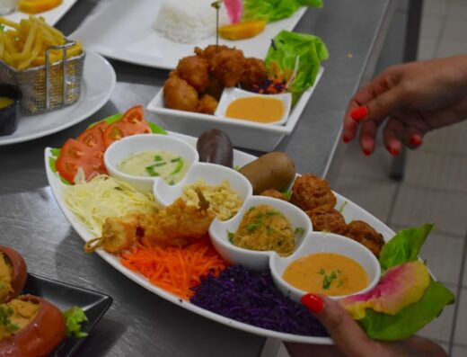 Restaurant le Bambou, au Morne-Rouge en Martinique