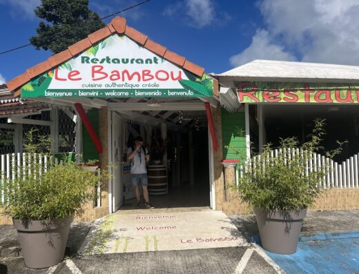 Restaurant le Bambou, au Morne-Rouge en Martinique