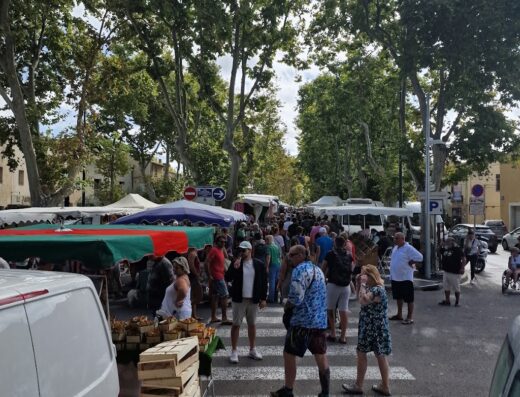 French market on Sunday morning s