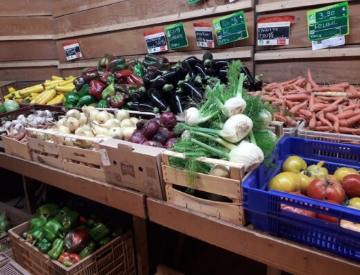 Les halles bio de Vézénobres