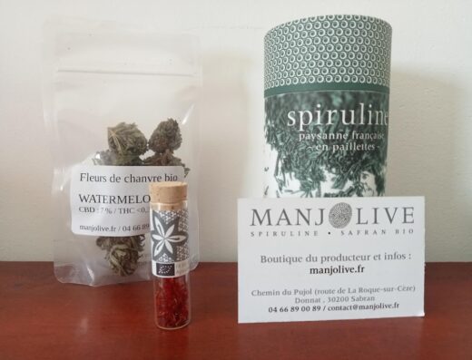 Manjolive spiruline & safran bio