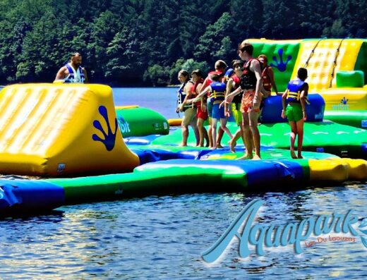 Aquapark de Lunas – Parc aquatique gonflable à la Base de Loisirs de la Prade