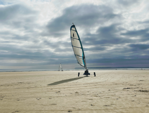 Char à voile du bout du monde